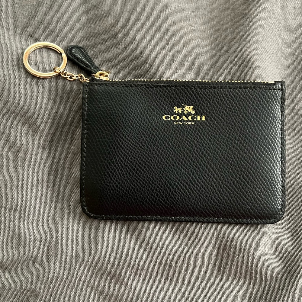 Coach keychain coin holder